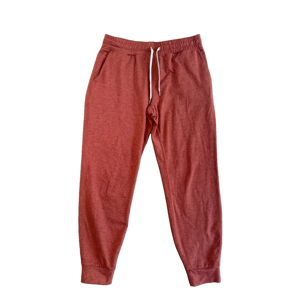 Vuori Joggers Womens Small Sunburn Orange Performance Sweatpants Soft Lounge